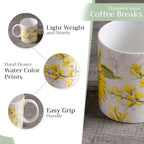 Candice Fine Bone China Coffee Mugs