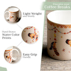 Ibiza - Beige Fine Bone China Coffee Mugs