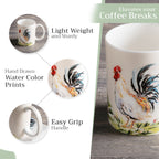 Campagne Fine Bone China Coffee Mugs