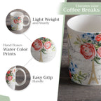 Champ De Mars Fine Bone China Coffee Mugs