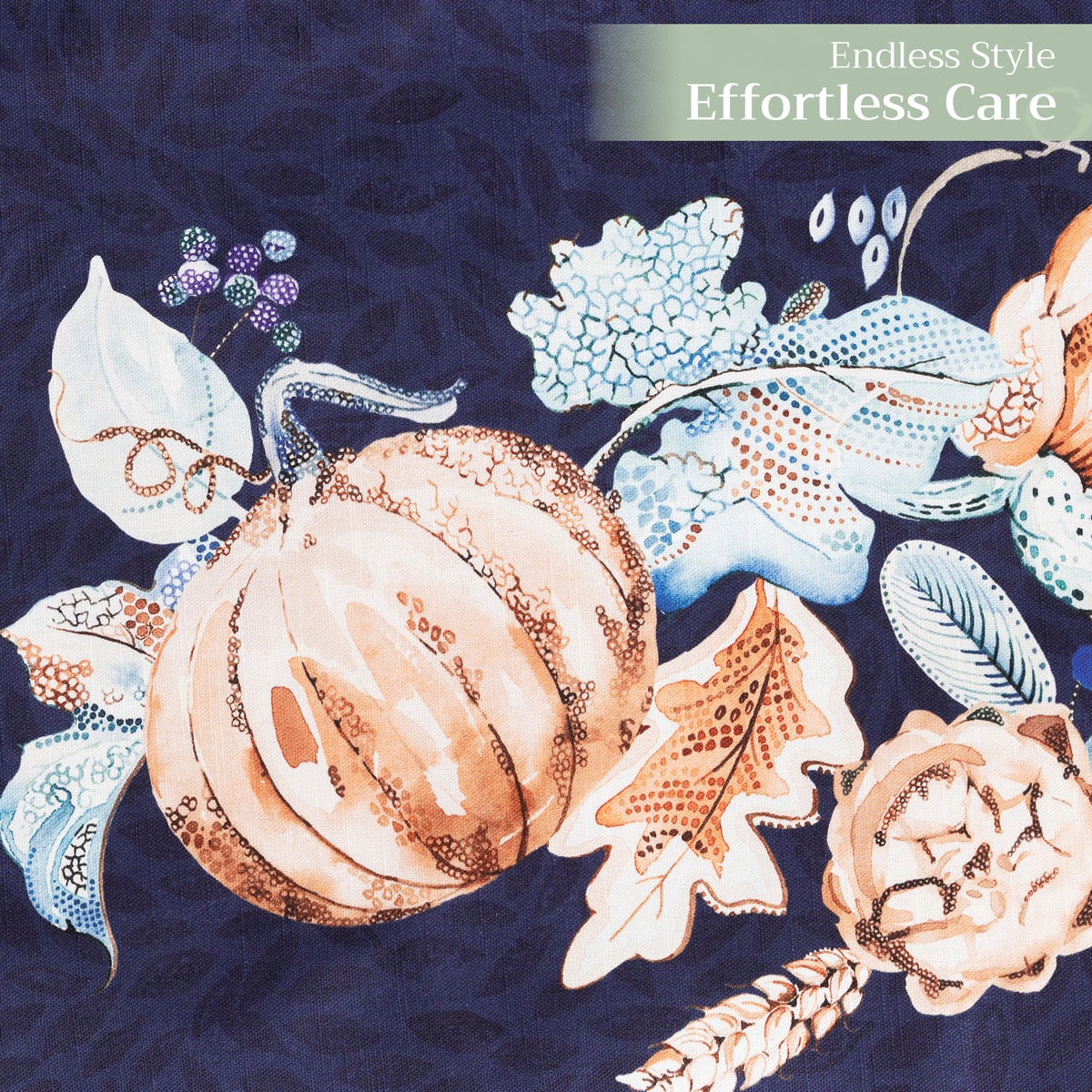 Pumpkin Blues Table Runners
