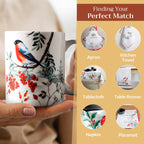 Morzine Fine Bone China Coffee Mugs