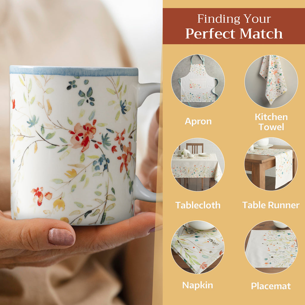 Colmar Fine Bone China Coffee Mugs