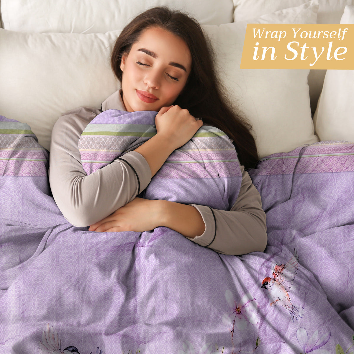 Magnolia Mornings Throw Blankets