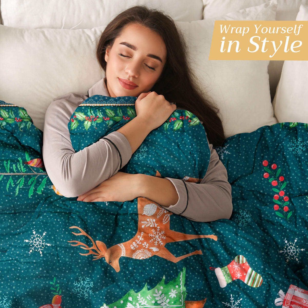 Hygge Christmas Throw Blankets