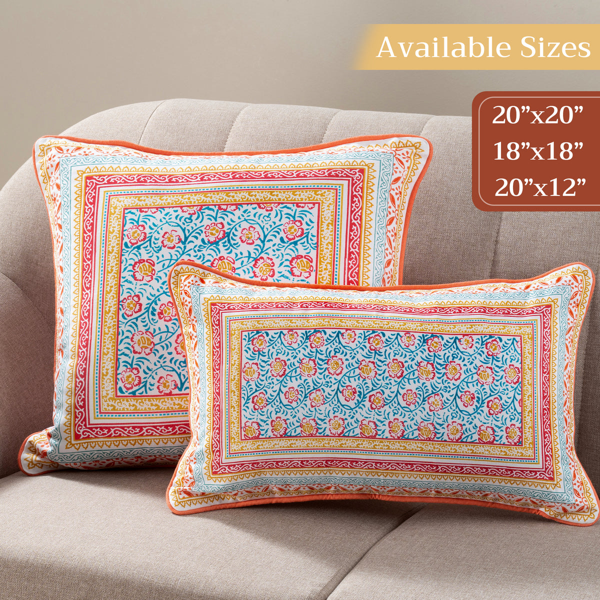 Katmandou Throw Pillow Covers