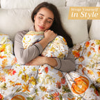 Pumpkin Passion Throw Blankets