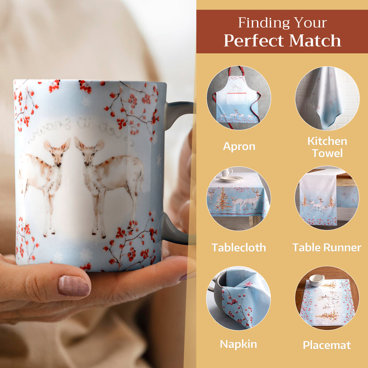 Fairy Tale Forest Fine Bone China Coffee Mugs