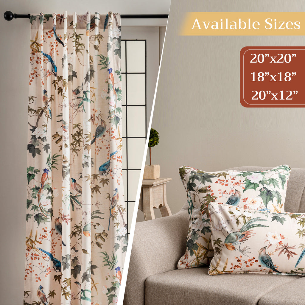 Hokuzai Throw Pillow Covers