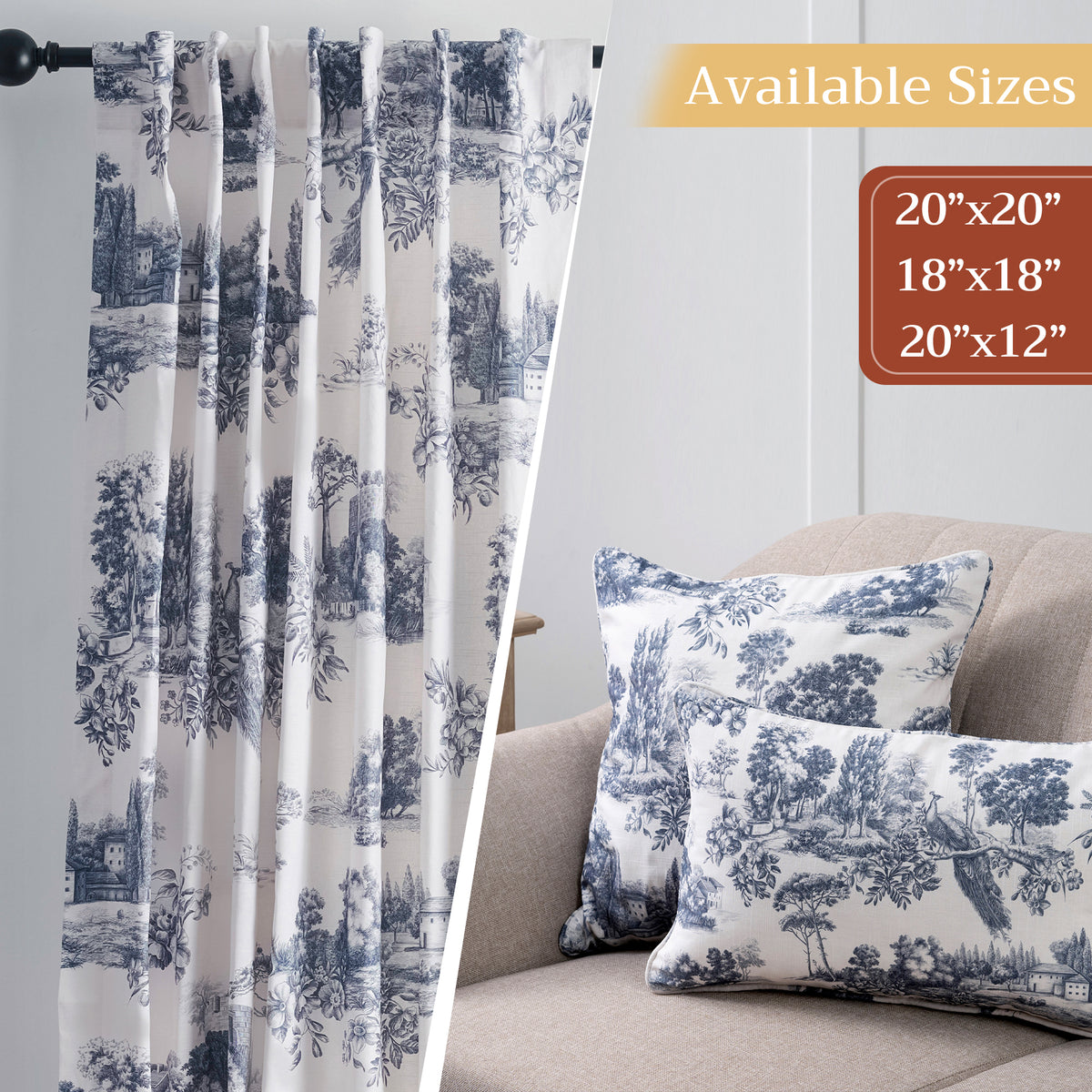 Trianon Throw Pillow Covers