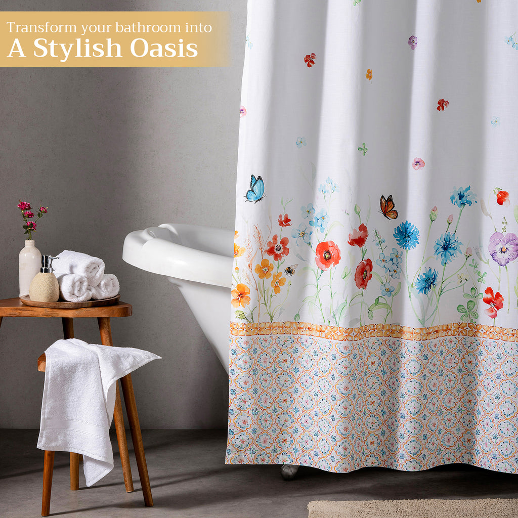 Summer Whisper Shower Curtains