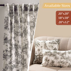 Savana Jouy Throw Pillow Covers
