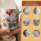 Equinoxe - Grey Fine Bone China Coffee Mugs