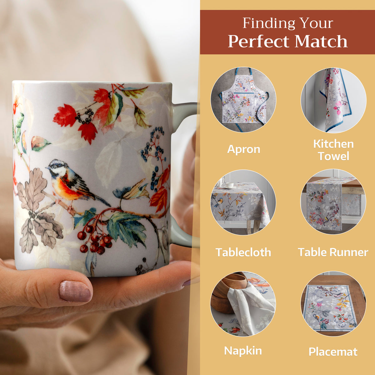 Equinoxe - Grey Fine Bone China Coffee Mugs