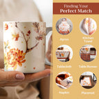 Kelim - Prairie Fine Bone China Coffee Mugs