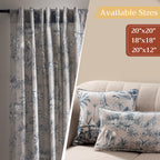 Savana Jouy Throw Pillow Covers