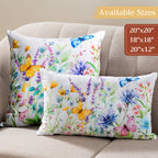 Artist Garden Throw Pillow Covers