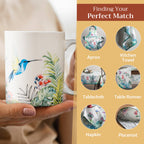 Tropiques Fine Bone China Coffee Mugs