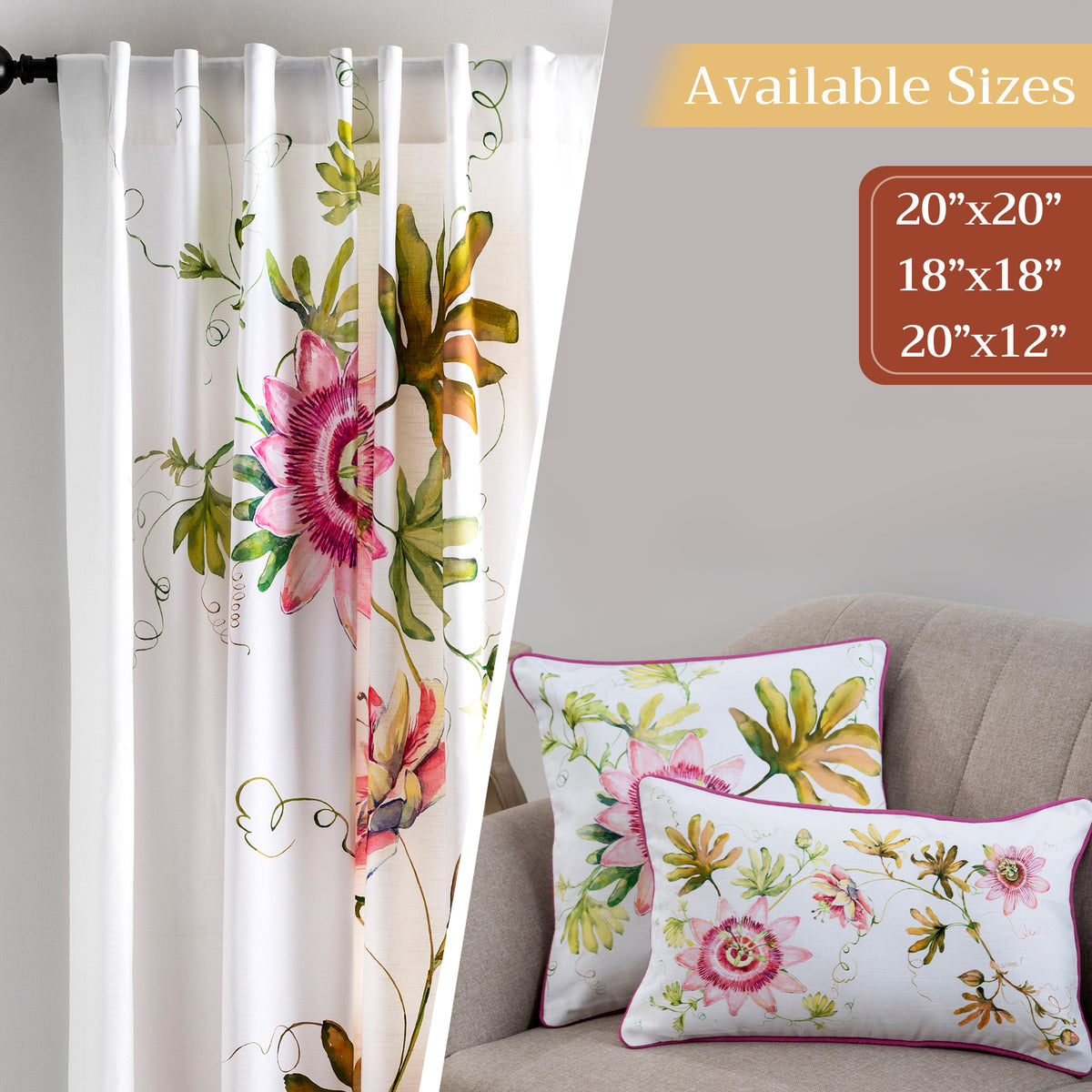 Passion Throw Pillow Covers