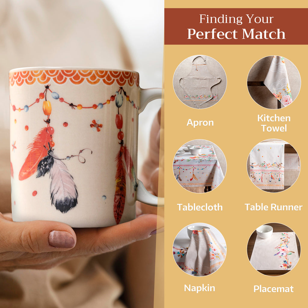 Ibiza - Beige Fine Bone China Coffee Mugs