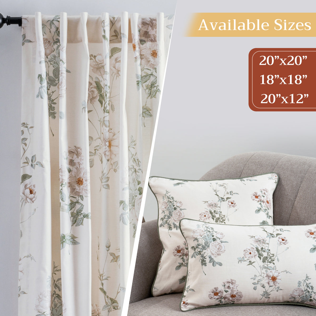 Villette Throw Pillow Covers