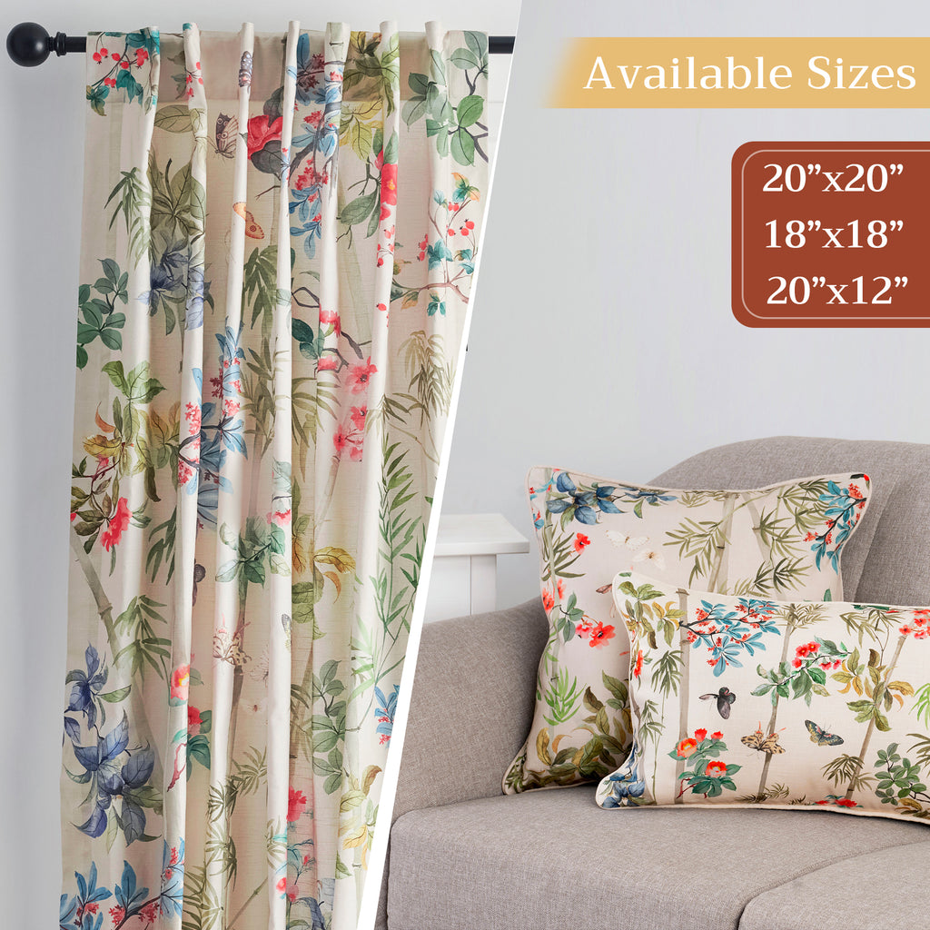 Canne Throw Pillow Covers
