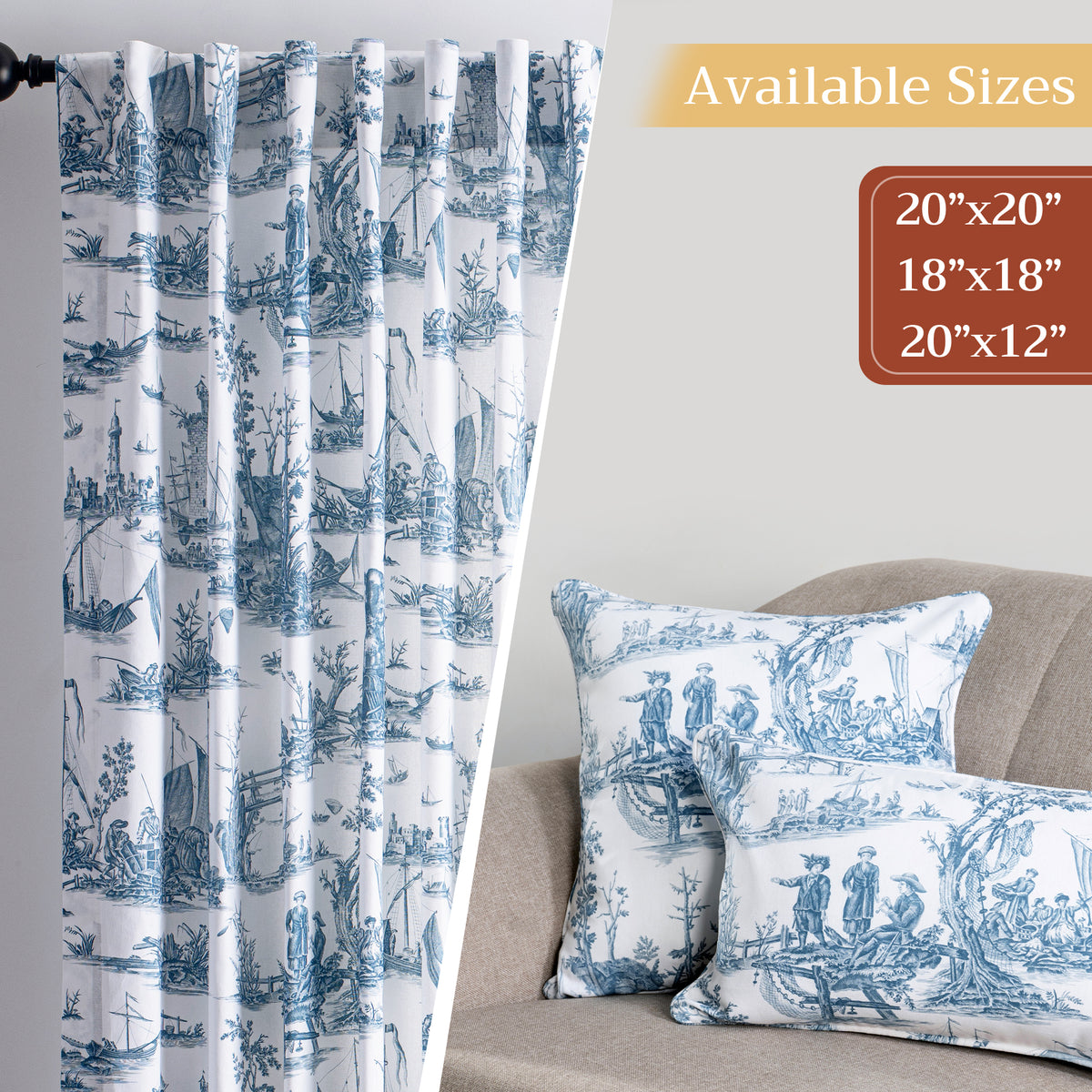 Calais Throw Pillow Covers