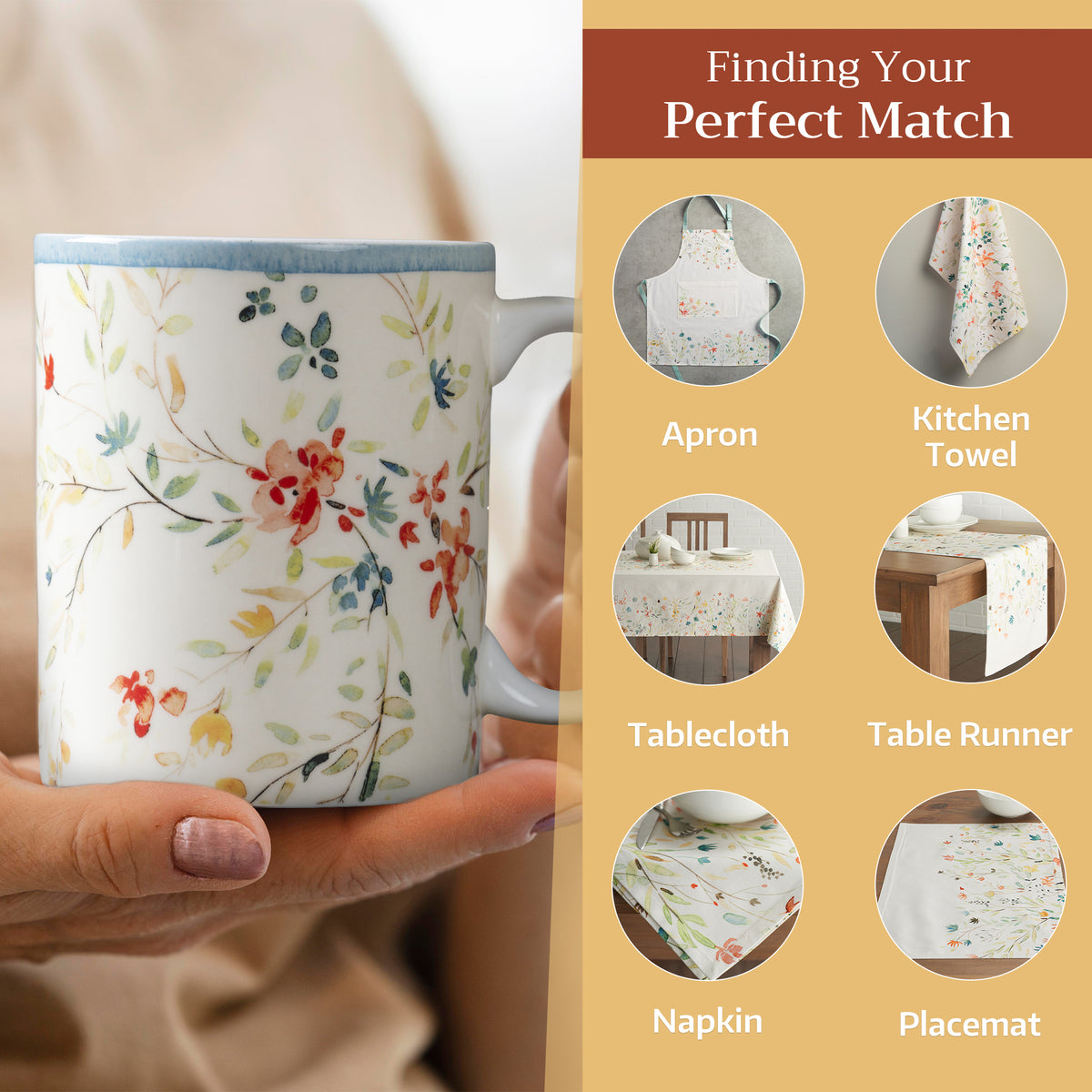 Colmar Fine Bone China Coffee Mugs