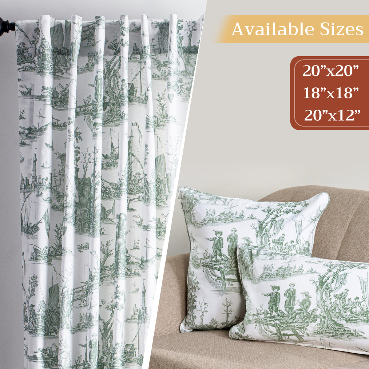 Calais Throw Pillow Covers