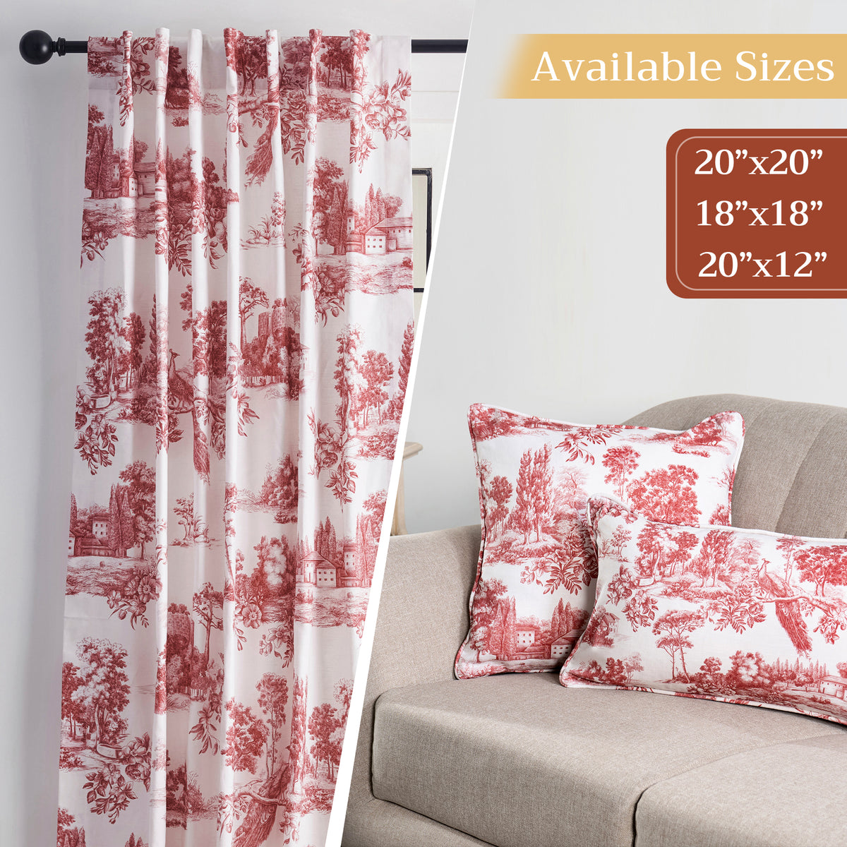 Trianon Throw Pillow Covers