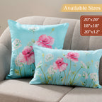 Artist Garden Throw Pillow Covers