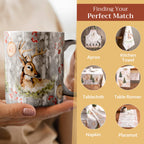 Mountain Life Fine Bone China Coffee Mugs