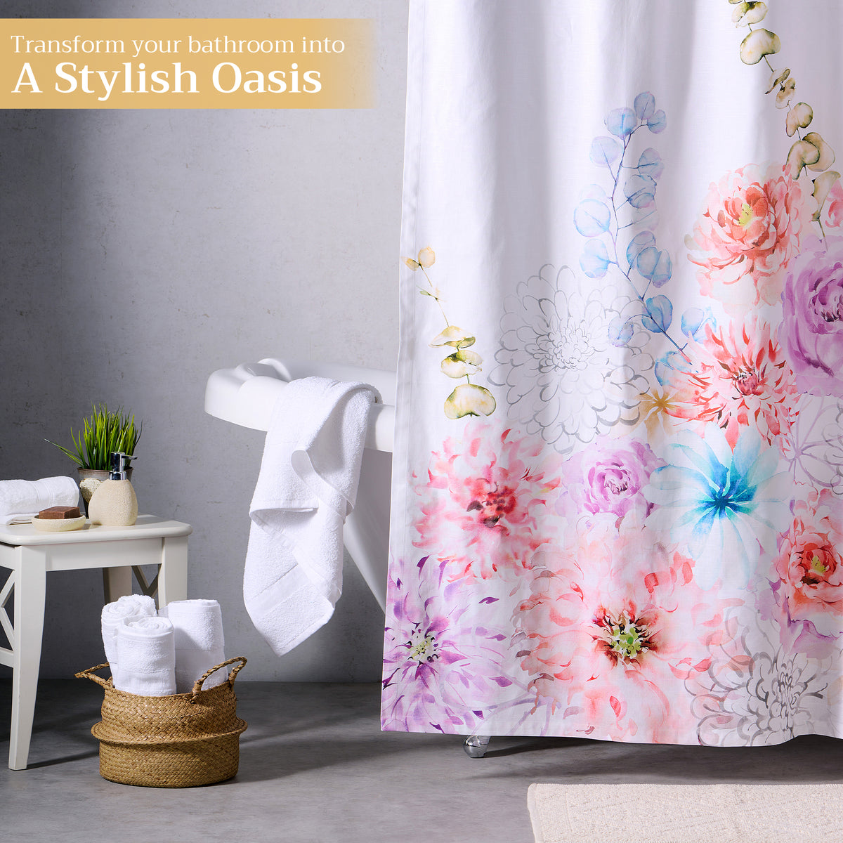 Floral Shower Curtains