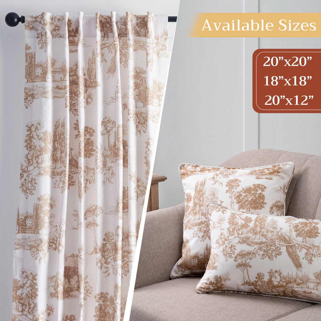Trianon Throw Pillow Covers