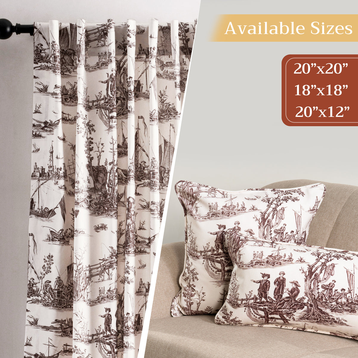 Calais Throw Pillow Covers