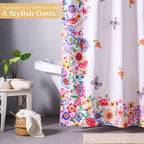 Happy Florals Shower Curtains