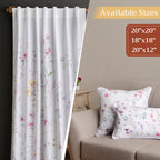 Summer Floral Throw Pillow Covers