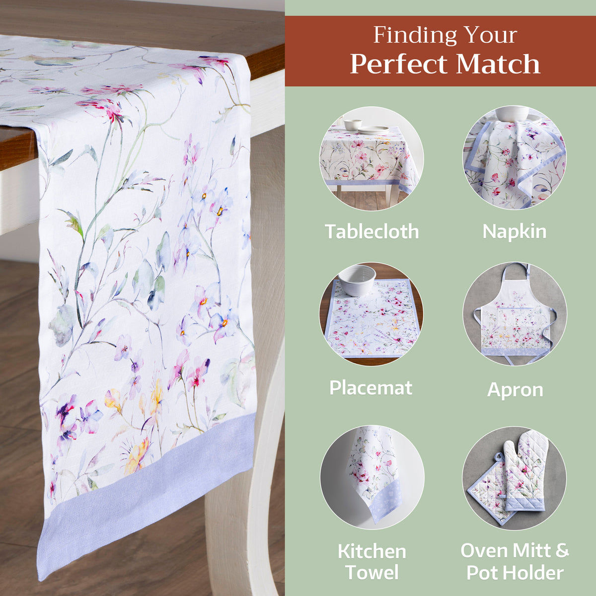 Summer Floral Table Runners