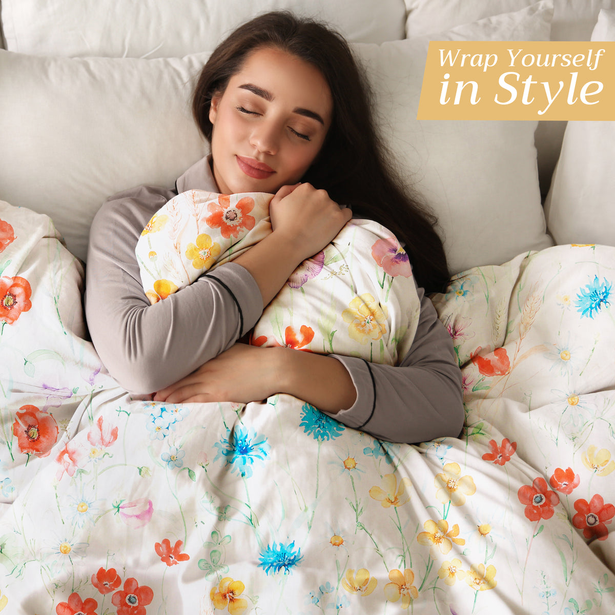 Summer Whisper Throw Blankets