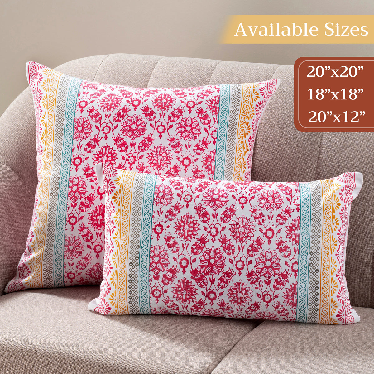 Katmandou Throw Pillow Covers