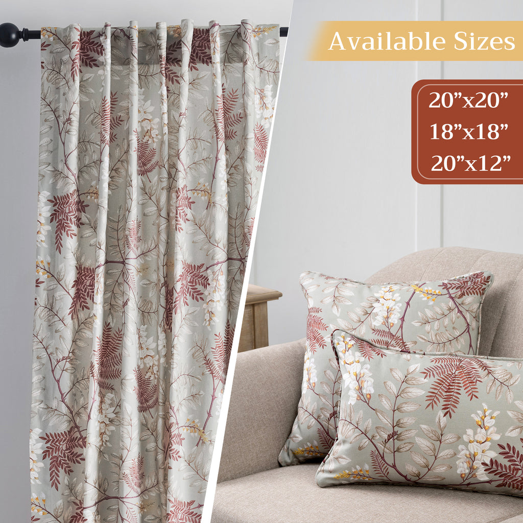 Feuillage Throw Pillow Covers