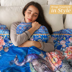 Secret Garden Throw Blankets