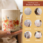 Ibiza - Beige Fine Bone China Coffee Mugs