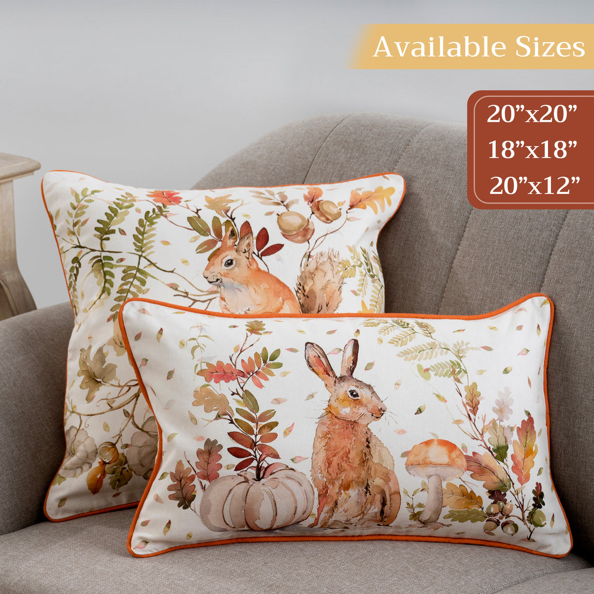 Pumpkin Passion Throw Pillow Covers