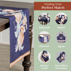 Pumpkin Blues Table Runners