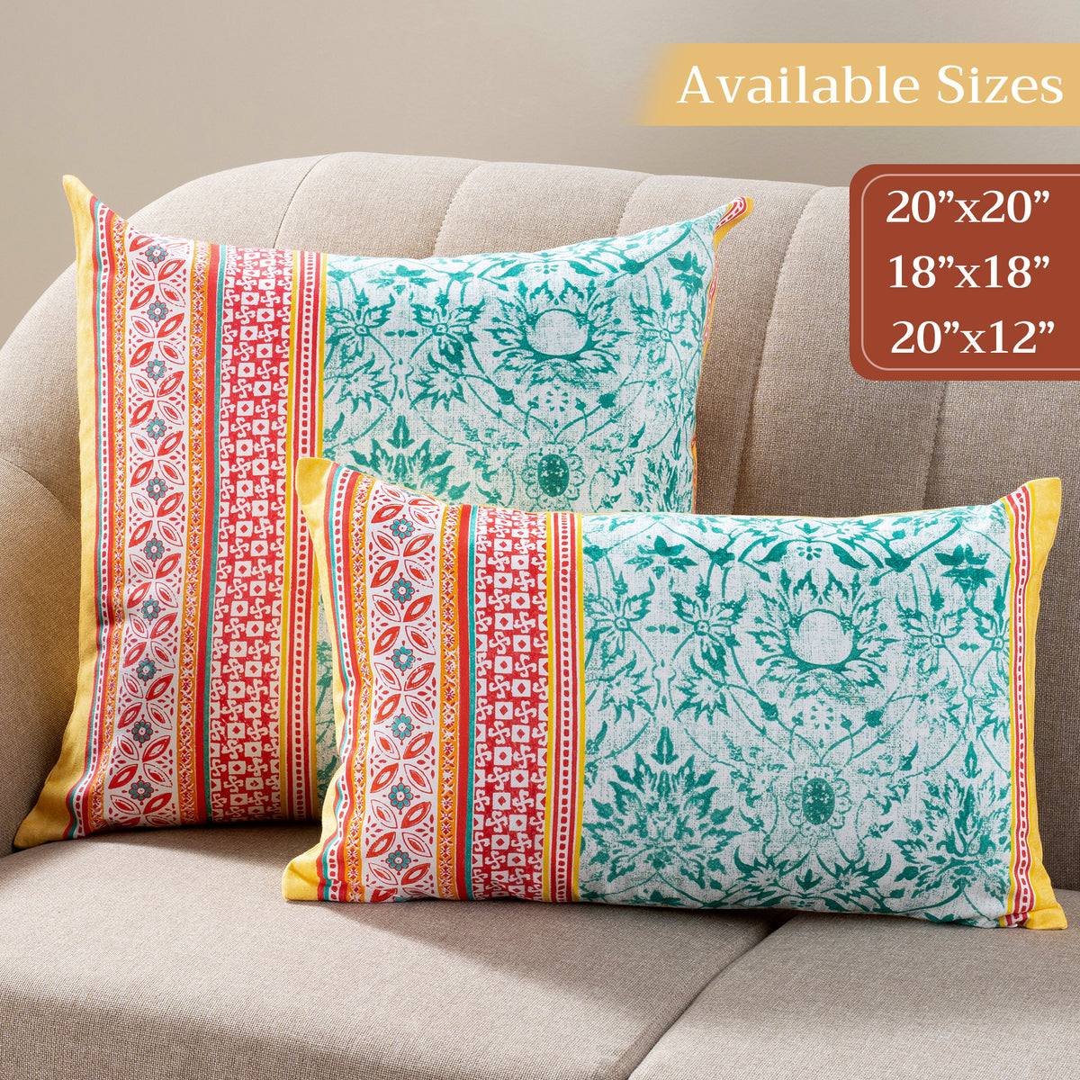 Katmandou Throw Pillow Covers