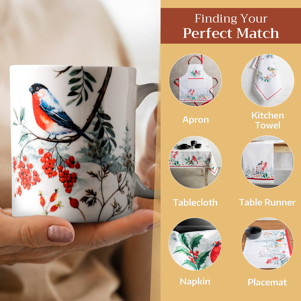 Morzine Fine Bone China Coffee Mugs