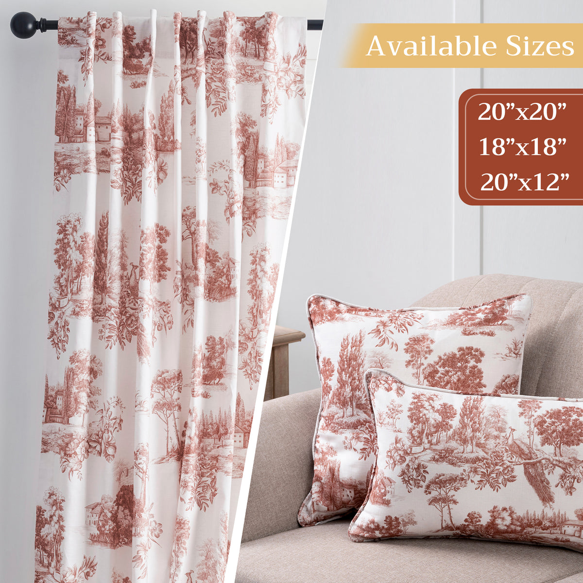 Trianon Throw Pillow Covers