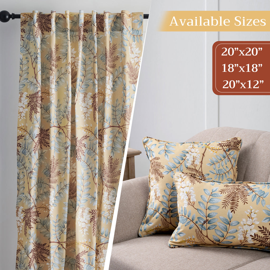 Feuillage Throw Pillow Covers
