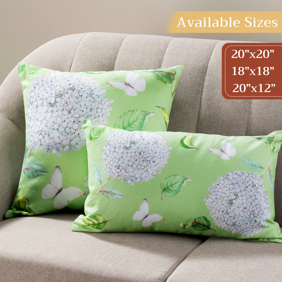 Artist Garden Throw Pillow Covers